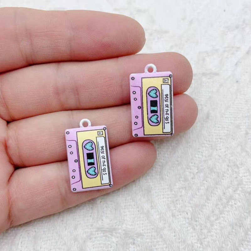 10個の合金ジュエリーアクセサリー、オイルドロッププリント磁 - Earrings のレビューと価格