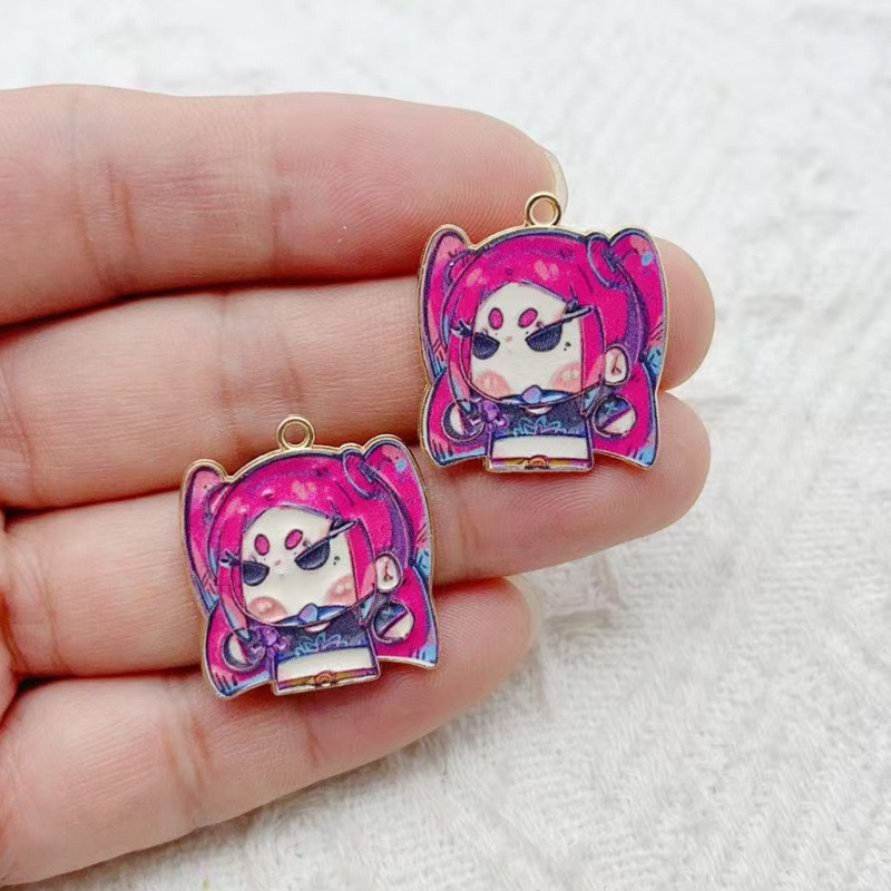 10 個漫画アニメペンダントオイルドロップ合金 DIY イヤ - Earrings のレビューと価格