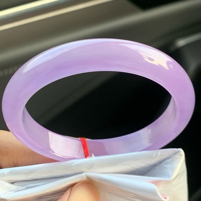 ジュエリー、バイオレットジェイド、古い鉱石から採取、春色、本 - Bracelets のレビューと価格