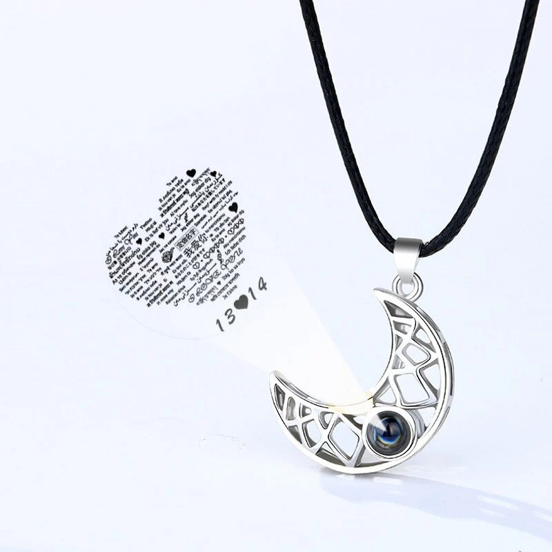 1 ペア磁気カップルマッチングネックレス女性男性 100 言 - Magnetic Couple Matching Necklaces のレビューと価格