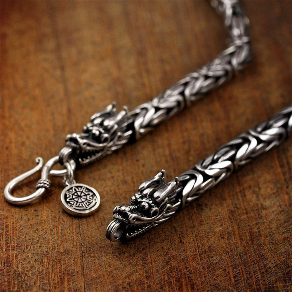 OUYADI メンズ 925 スターリングシルバー ヴィンテ - 925 Sterling Silver Chain Necklace Men のレビューと価格