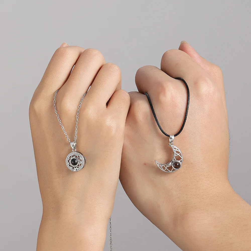 2個セット 磁気 カップル マッチング ネックレス 100ヶ - Magnetic Couple Matching Necklaces のレビューと価格
