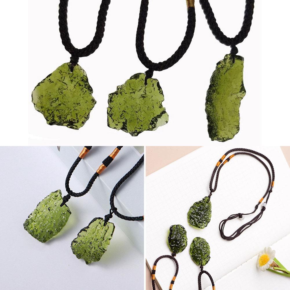 ユニークなクォーツクリスタルネックレス,ユニセックスペンダン - Crystal Pendant Necklace Natural Stone のレビューと価格
