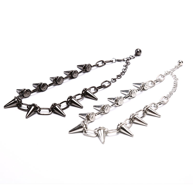 手作りのスパイクリベット,パンクゴシックチョーカー,ccb素 - Goth Punk Spike Choker のレビューと価格