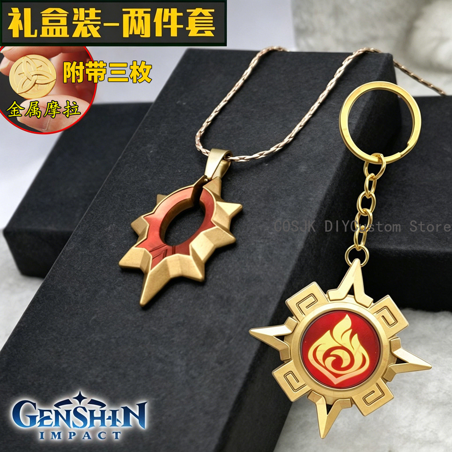 ゲーム原神マブイカキャラクターチョーカーネックレスブローチピ - Anime Pendant Necklace のレビューと価格