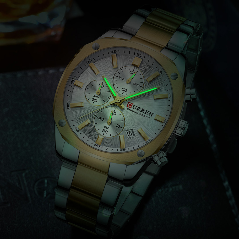 CURREN モダンメンズ 42mm スポーツウォッチ -  - Watch Accessories のレビューと価格