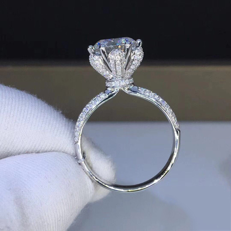 モルガナイトリング VVS1 グレード ラボグロウンダイヤモ - Moissanite Engagement Ring 1 Carat のレビューと価格