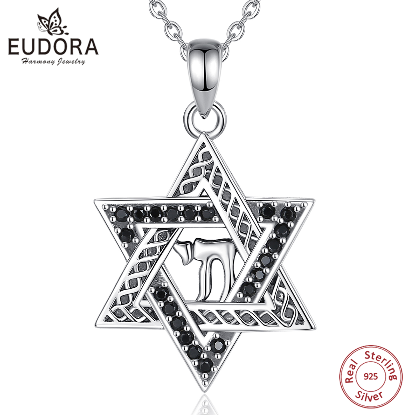 男性と女性のためのデビッドペンダントのEudora-925ス - 925 Sterling Silver Chain Necklace Men のレビューと価格