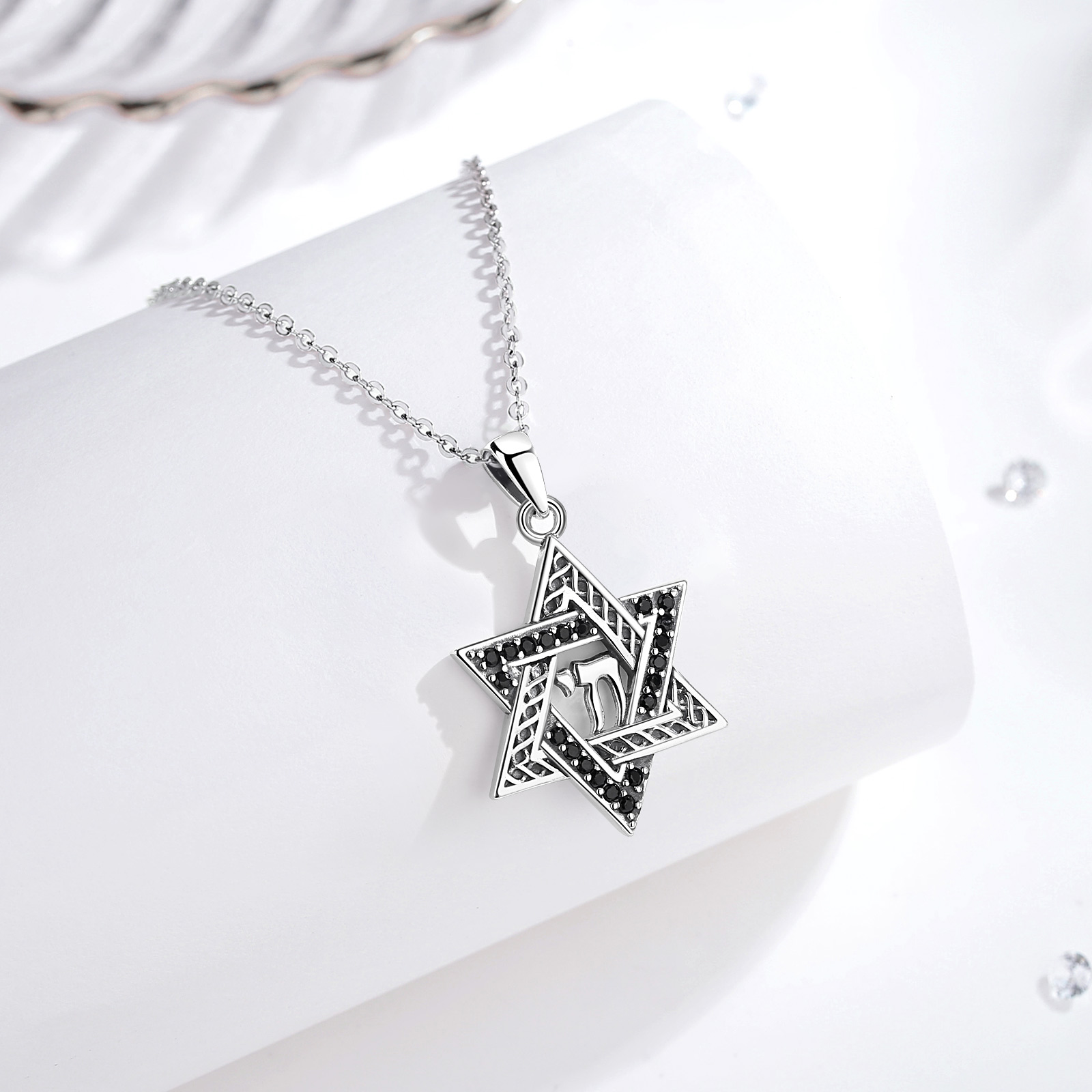 男性と女性のためのデビッドペンダントのEudora-925ス - 925 Sterling Silver Chain Necklace Men のレビューと価格